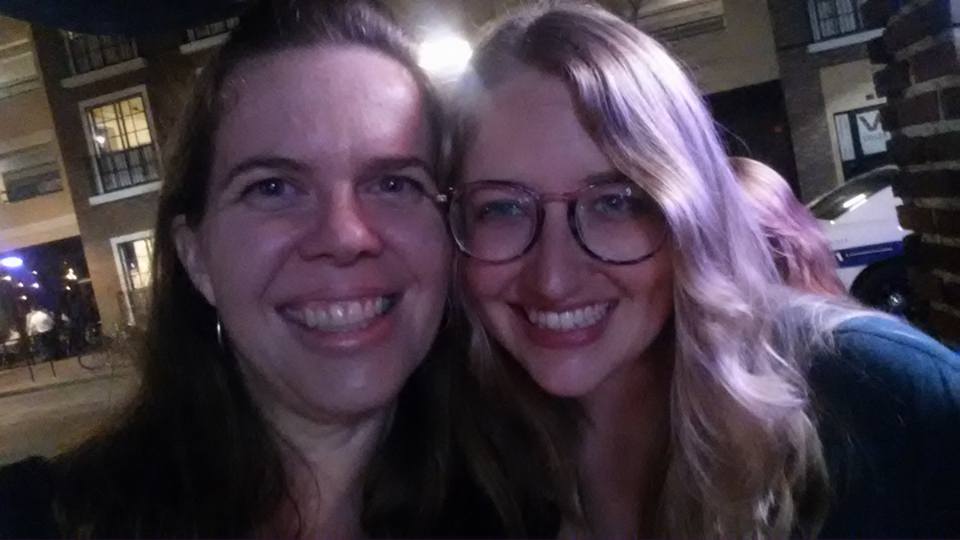 selfie of two women